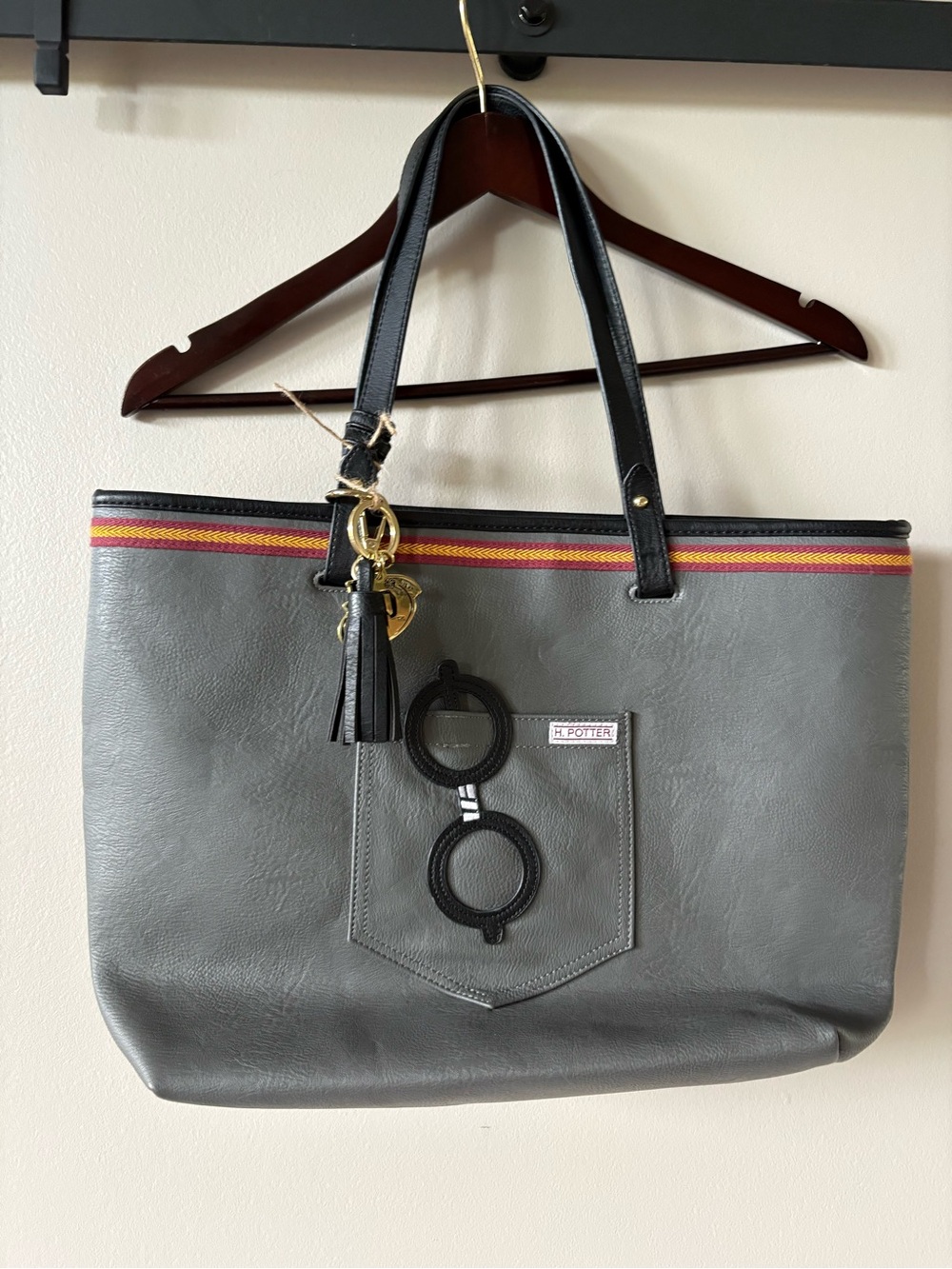 Loungefly Harry Potter Gryffindor Grey Tote Bag